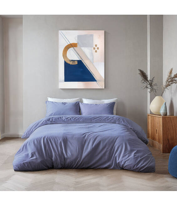 Byrklund Dekbedovertrek Nordic Blue